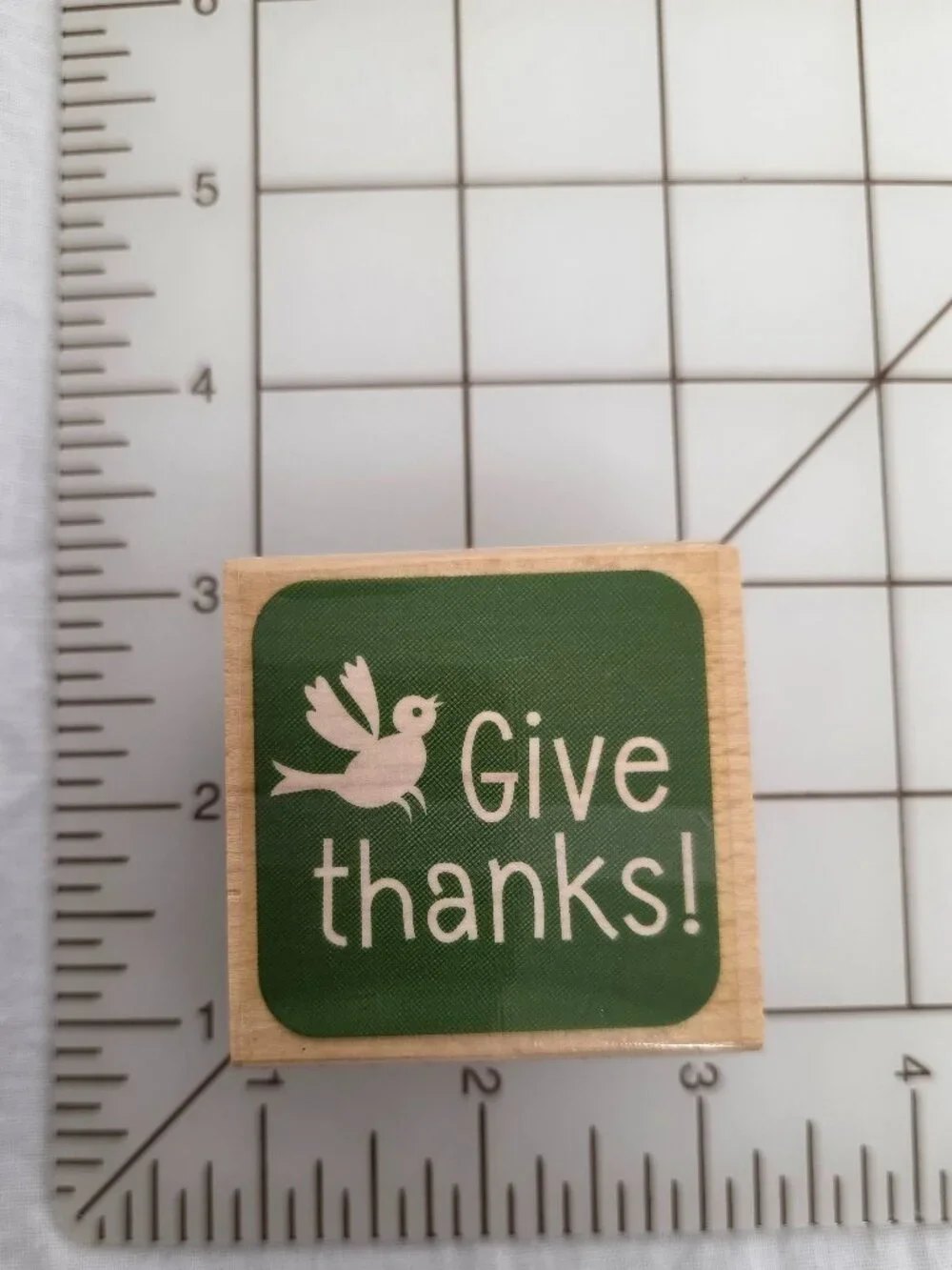 Happy Thanksgiving Set of 3 Wood Block Stamps Allison Wong Card Making Studio G